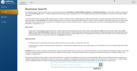 california secretary of state foreign business registration